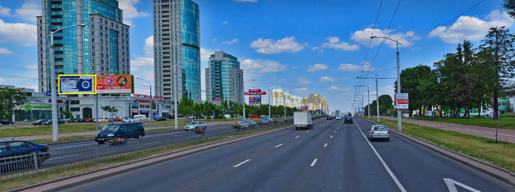 Минск, Дзержинского пр. (напротив ТЦ "Алми") сторона В2. Изображение 0.
