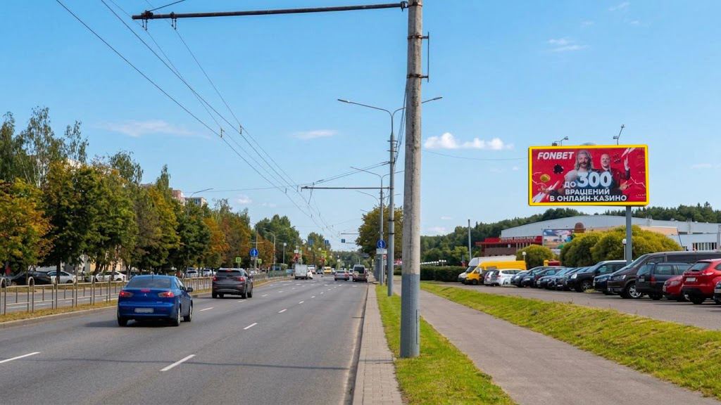 Могилев, Крупской ул. (ТЦ "Крыницы") сторона A. Изображение 0.