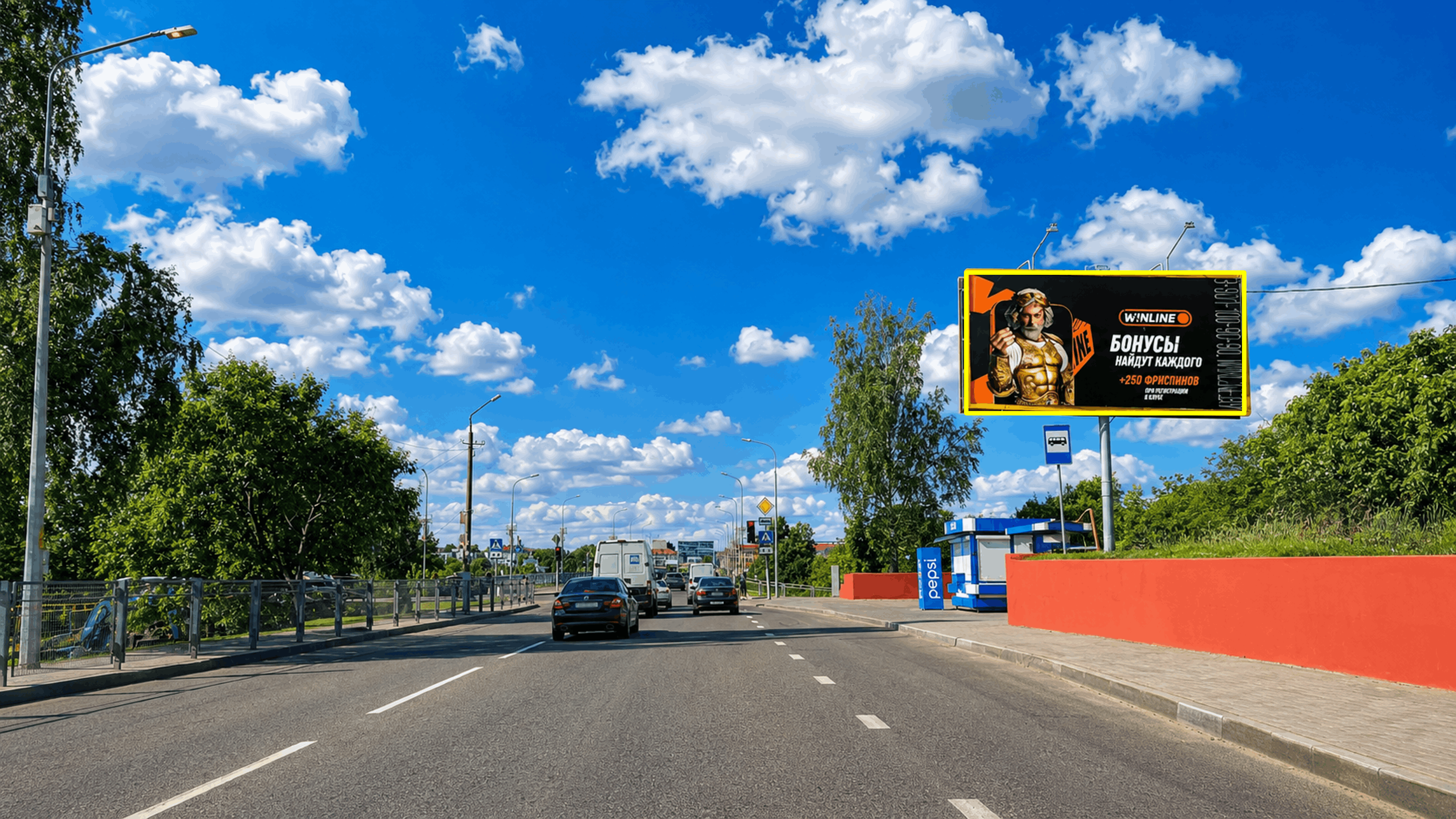 Полоцк, Юбилейная ул., район остановки "Кульнева" сторона A. Изображение 0.