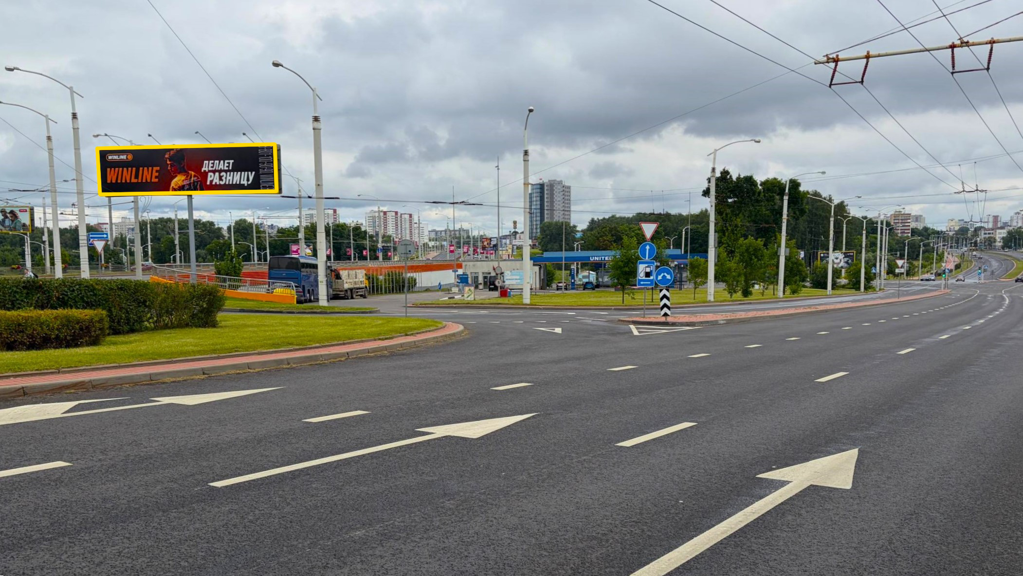 Минск, Дзержинского пр-т - Железнодорожная ул. сторона A1. Изображение 1.
