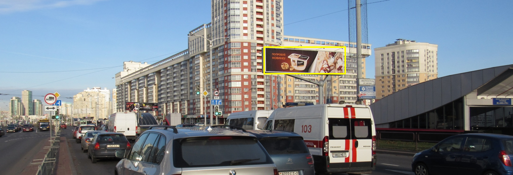 Минск, Дзержинского пр. (напротив ТЦ "Простор") сторона A1. Изображение 0.